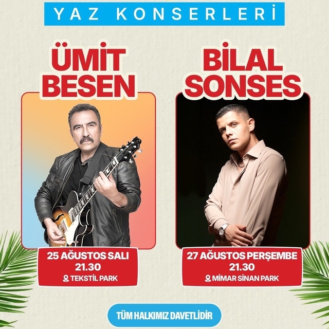 Aydın'da yaz konserleri coşkusu devam ediyor