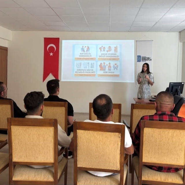 Bayburt DSM'de sigara ve madde bağımlılığı semineri düzenlendi