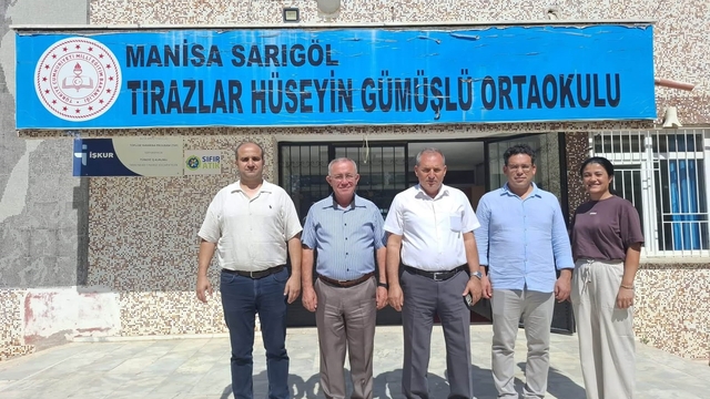 Sarıgöl'de okullara yeni eğitim yılı incelemesi