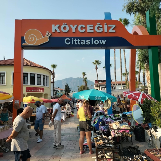 Köyceğiz'de ikinci el pazarı sıcak havadan etkilendi