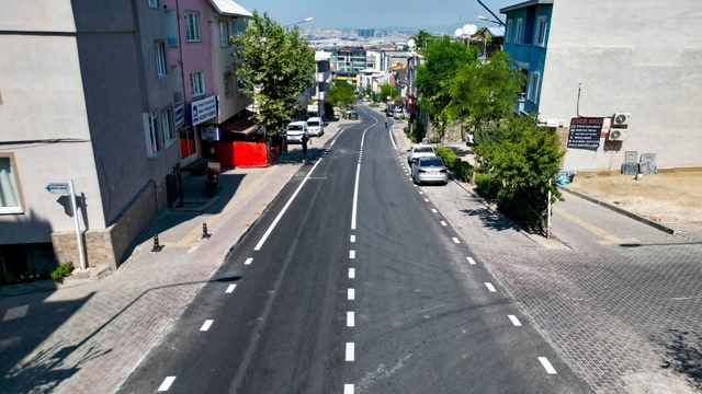 Büyükşehir Nilüfer'de Dumlupınar Caddesi'ni yeniledi