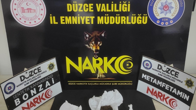 Düzce'de uyuşturucudan 46 şahsa işlem yapıldı