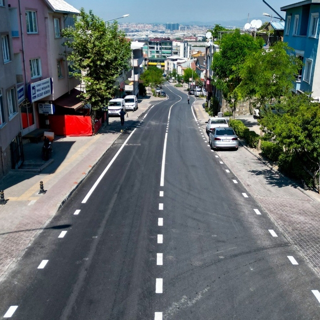 Büyükşehir Nilüfer'de Dumlupınar Caddesi'ni yeniledi