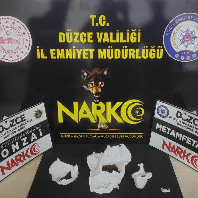 Düzce'de uyuşturucudan 46 şahsa işlem yapıldı