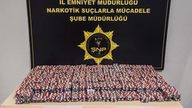 Şanlıurfa'da 13 bin uyuşturucu hap ele geçirildi