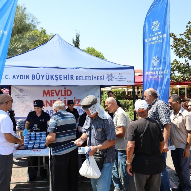 Aydın Büyükşehir Belediyesi'nden Mevlid Kandili hayrı