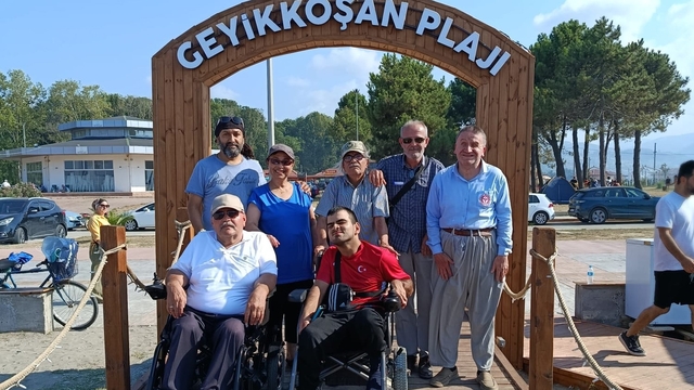 Bafra'da görme engellilerden geleneksel piknik buluşması
