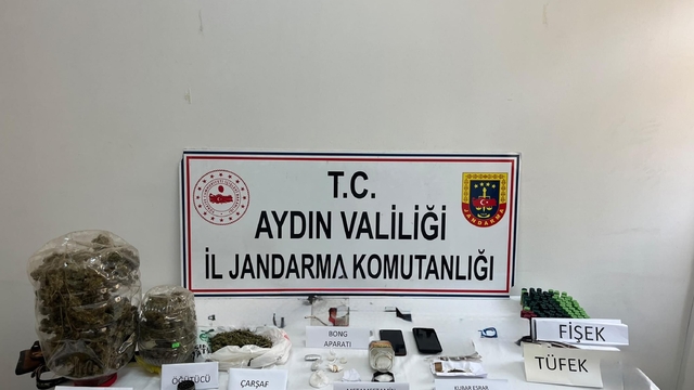 Kuşadası'ndaki uyuşturucu operasyonda, 4 tutuklama