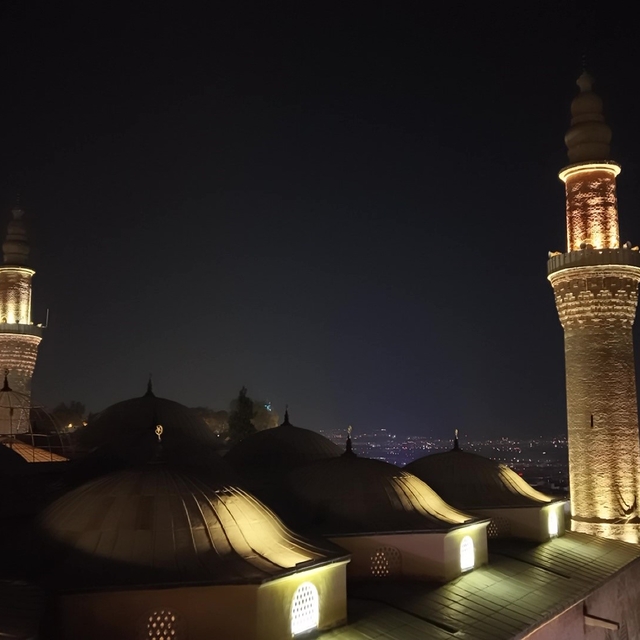 Bursa'da Mevlid Kandili Ulu Cami'de dualarla idrak edildi