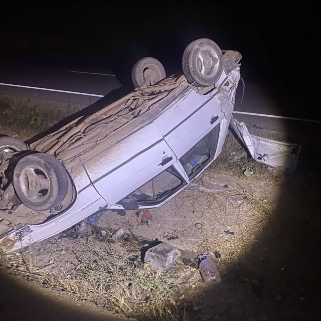 Bilecik'te alkollü sürücü takla attı: 1 yaralı