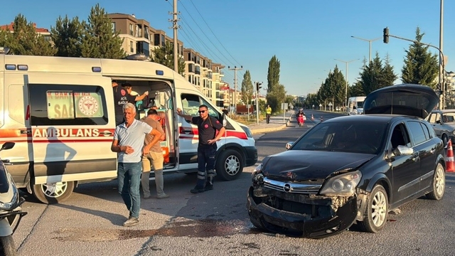 Tavşanlı'da trafik kazası, 1 yaralı