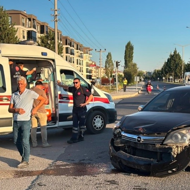 Tavşanlı'da trafik kazası, 1 yaralı