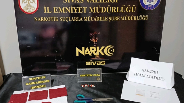 Sivas'ta narkotik operasyonu: 3 tutuklama
