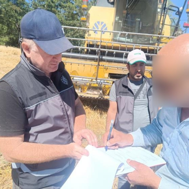 Çıkan yangınlardan sonra biçerdöverler sıkı denetimde