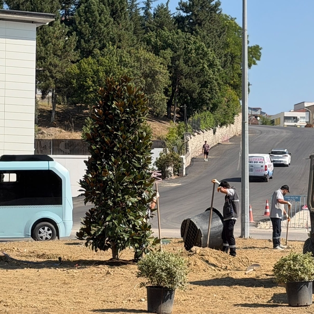 Karabük'te 200 ağaç ve süs bitkisi toprakla buluşuyor