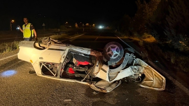 Karabük'te otomobil takla attı: 1 yaralı