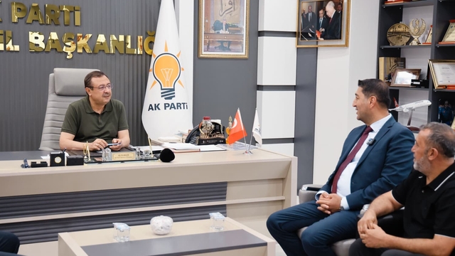 MTSO Başkan Adayı Boyraz'dan AK Parti İl Başkanı Bakan'a ziyaret