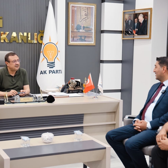 MTSO Başkan Adayı Boyraz'dan AK Parti İl Başkanı Bakan'a ziyaret