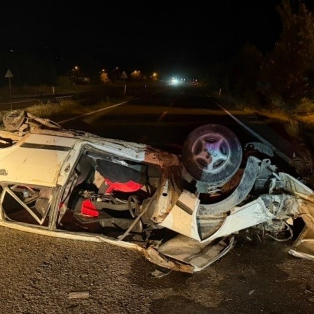 Karabük'te otomobil takla attı: 1 yaralı