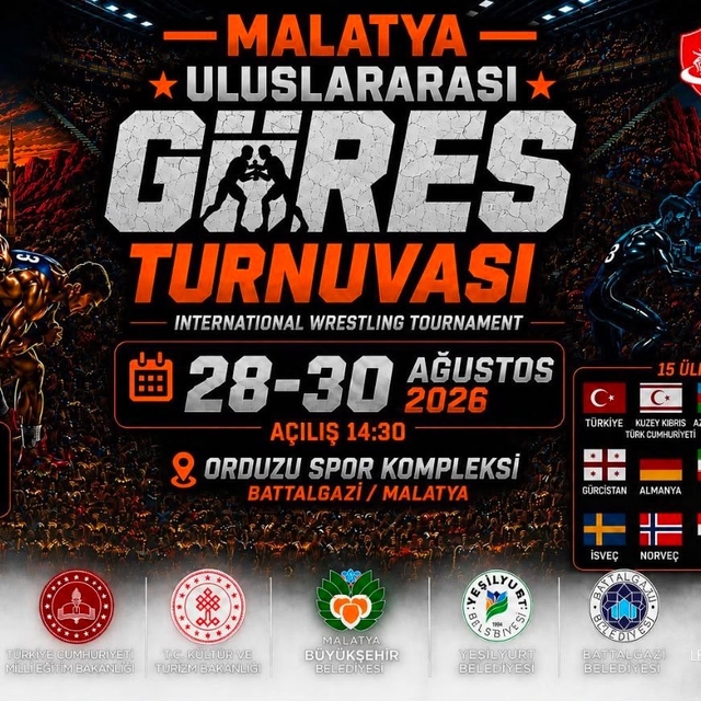 15 ülkeden bin 19 güreşçi Malatya'da mindere çıkacak