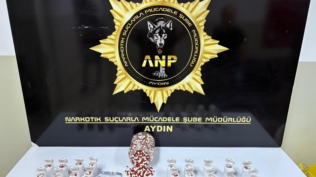 Aydın'da uyuşturucu operasyonu: 2 bin 456 sentetik ecza ele geçirildi