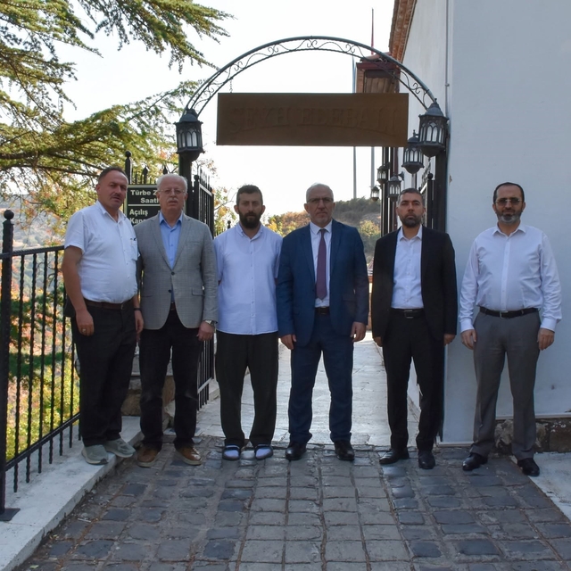 Mevlid-i Nebi Haftası'nda Şeyh Edebali Türbesi ziyaret edildi
