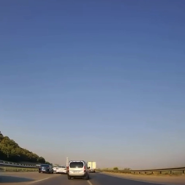 Takip mesafesini korumayınca kaza kaçınılmaz oldu