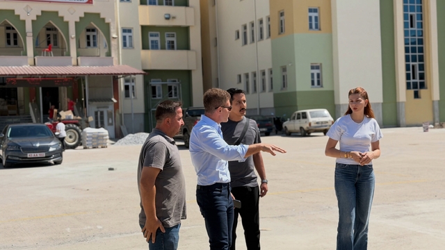 Simav'da eğitim yatırımları yerinde incelendi