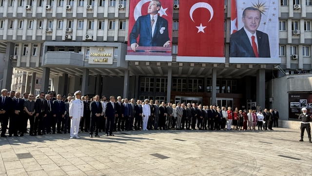 Atatürk'ün Zonguldak'a gelişinin 95. yıl dönümü kutlandı
