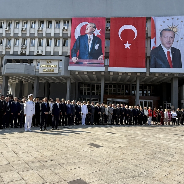 Atatürk'ün Zonguldak'a gelişinin 95. yıl dönümü kutlandı
