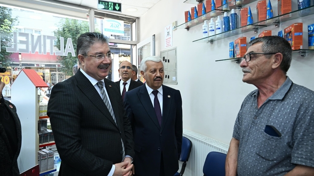 Vali Yılmaz'dan esnaf ziyareti