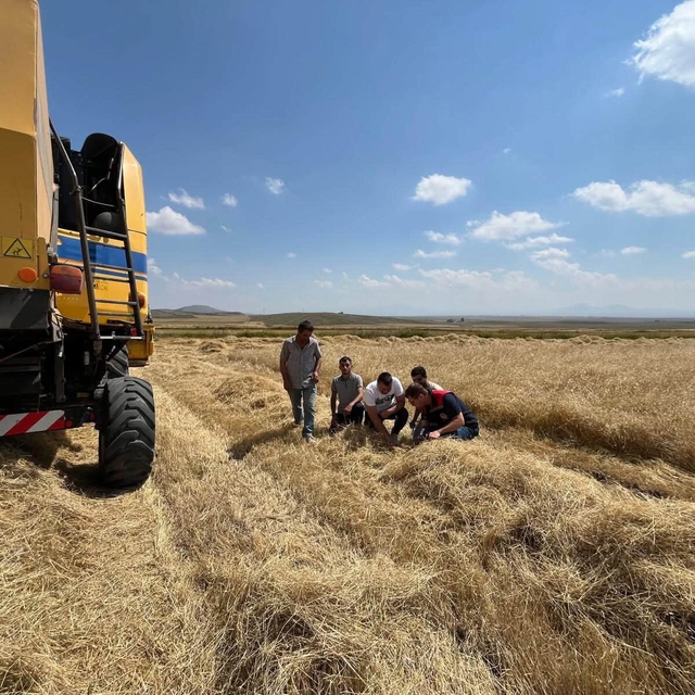 Kars'ta biçerdöver hasadı kontrolleri sıklaştırıldı