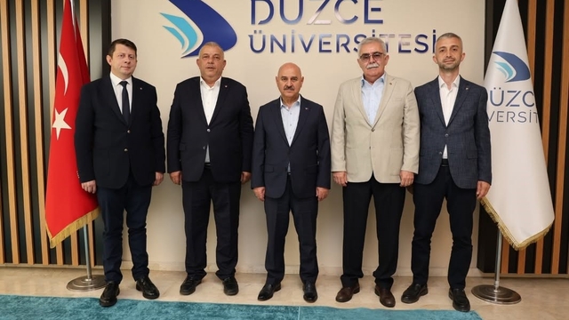Düzce TSO'dan Rektör Sözbir'e hayırlı olsun ziyareti