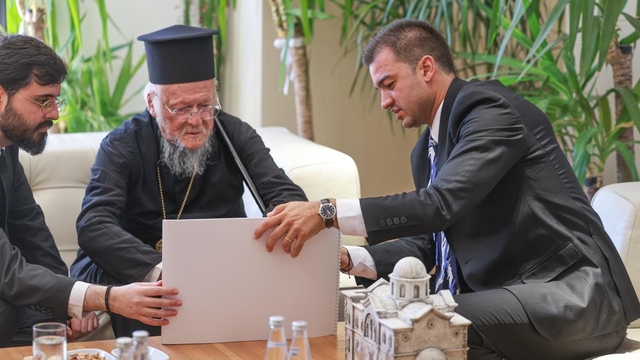 Patrik Bartholomeos, Bodrum Belediyesini ziyaret etti
