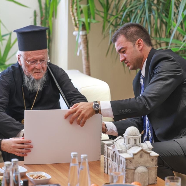 Patrik Bartholomeos, Bodrum Belediyesini ziyaret etti