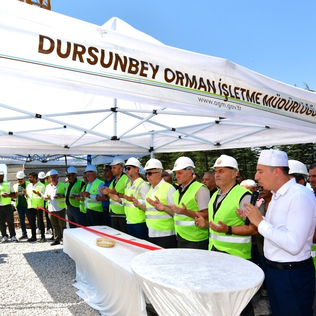 Dursunbey'de orman işletmesine yeni hizmet binası