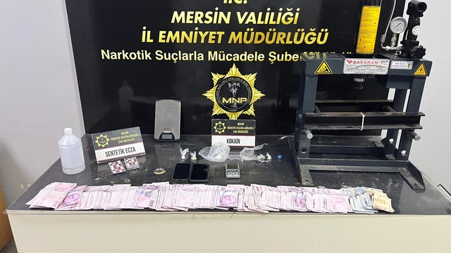 Mersin'de uyuşturucu operasyonu: 3 şüpheli tutuklandı