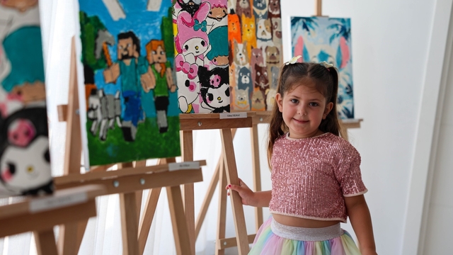 "Sayılarla Tuval Boyama Atölyesi" Mini Sergi ile tamamlandı