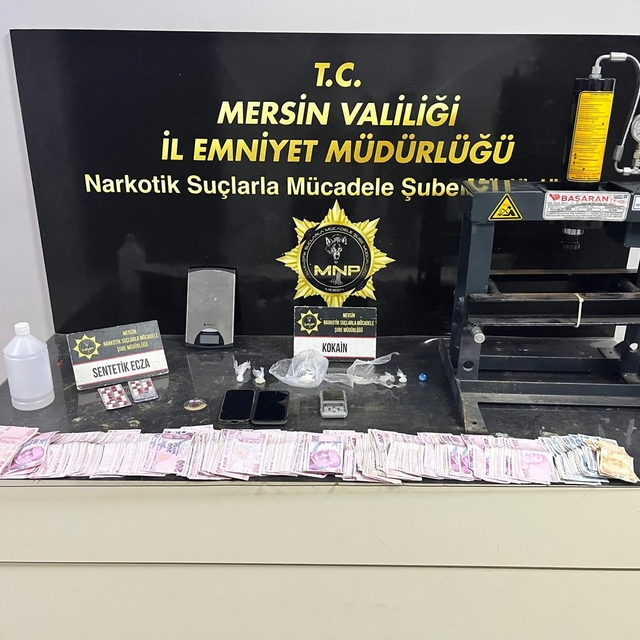 Mersin'de uyuşturucu operasyonu: 3 şüpheli tutuklandı