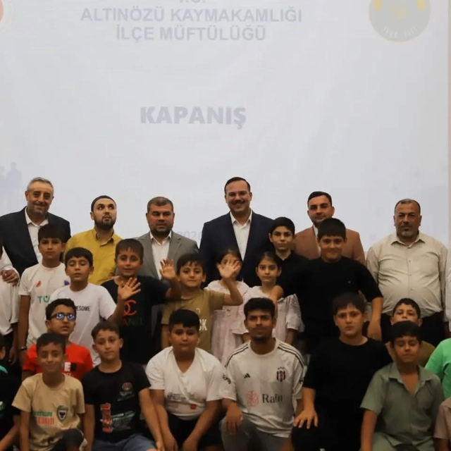 Altınözü'nde Mevlid-i Nebi programı düzenlendi