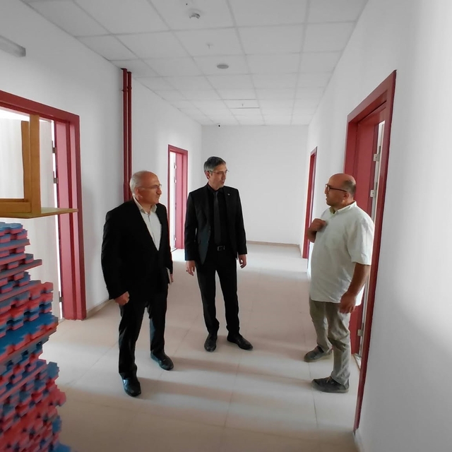 Bayburt'ta taşınması tamamlanan okullar ziyaret edildi