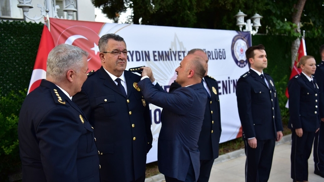 Aydın Emniyeti'nde terfi töreni düzenlendi