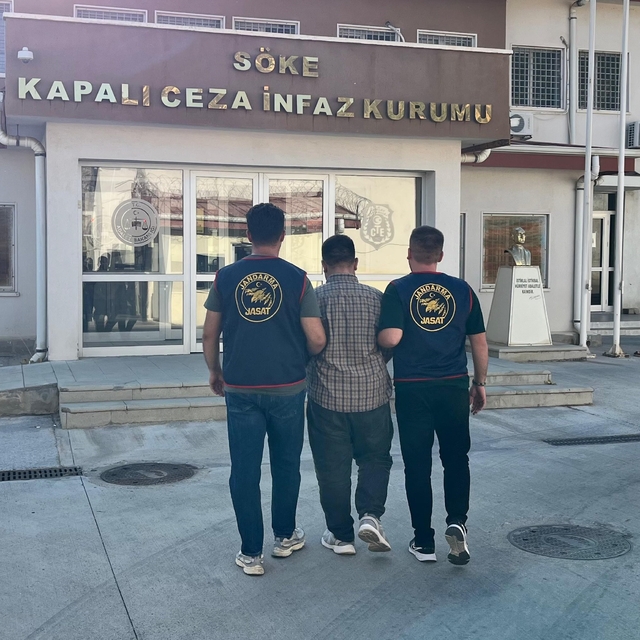 Söke'de 9 yıl hapis cezasıyla aranan hükümlü yakalandı