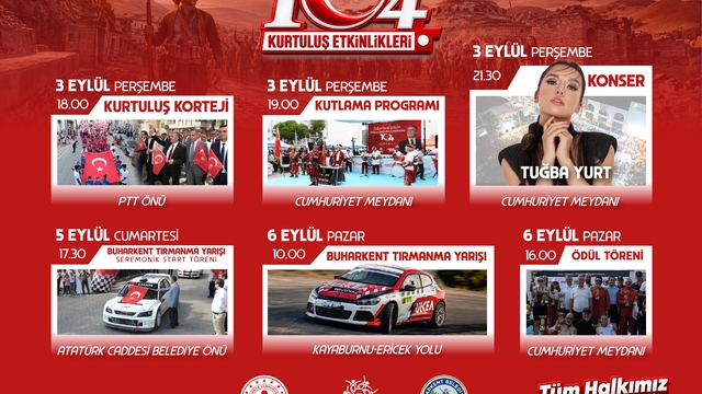 Buharkent'te 104. kurtuluş yıl dönümü coşkusu başlıyor