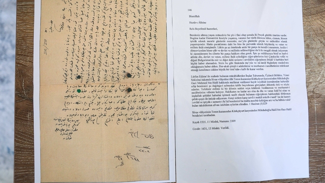 Savaş dönemine ait 113 yıllık 'emanet mektuplar' sahiplerine teslim edildi