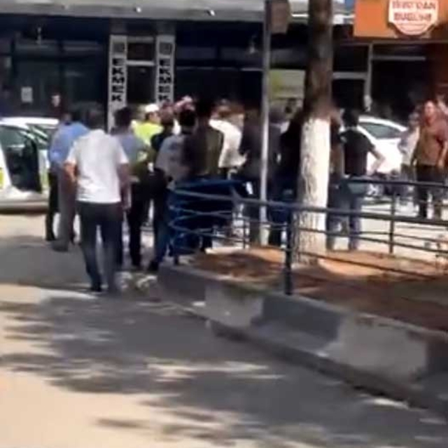 Kurtalan'da trafik uygulaması sırasında gerginlik