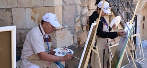 Kapadokya'yı fırçalarıyla tuvale taşıdılar