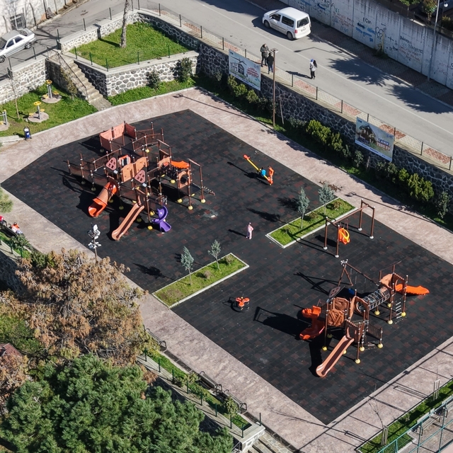 Canik'in güvenli parklarında ücretsiz internet hizmeti