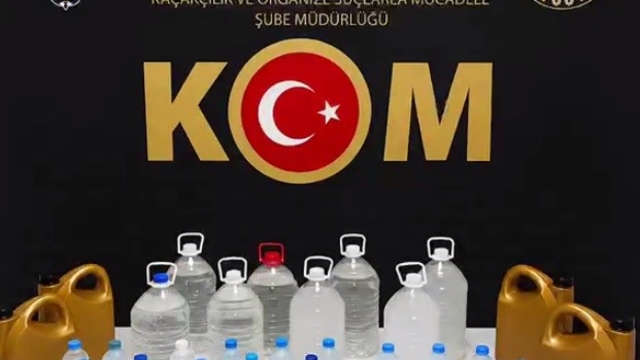 Edirne'de sahte içki operasyonu