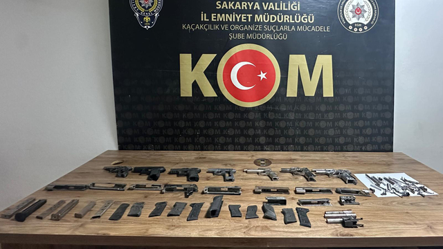 Sakarya'da silah kaçakçılığı operasyonu: 1 gözaltı